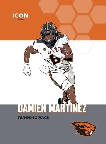 بطاقات تجارة ولاية أوريغون لكرة القدم - 14 بطاقة - مرخصة رسميًا من الرابطة الوطنية لرياضة الجامعات لعام 2023 - الفريق بأكمله - توقيعات بطاقات سلسلة التوقيع - بطاقات التعتيم - بطاقات سلسلة الأيقونة in Kuwait