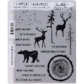 Stampers Anonymous CMS321 Tim Holtz Cling Stamps 7"X8.5"-Outdoors in Saudi Arabia