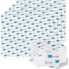 UPINS 150Pack Double Sided Foam Tape Strong Sticky Double Sided Foam Pads for Crafts Self-Adhesive Mounting Foam Tape Heavy Duty for Home Wall Decor 40 * 40 * 2mm in Kuwait