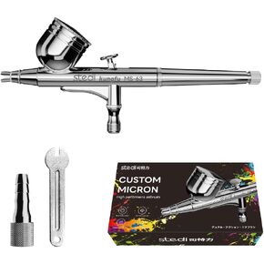 مجموعة بخاخة ستيدي، أدوات نموذج هوبي، مسدس البخاخة مع وظيفة مزدوجة العمل، كوب سائل الجاذبية 1/4 أونصة، إبرة 0.3 مم لطلاء التلوين النموذجي، الرسم الفني in Kuwait