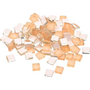 MECCANIXITY Mosaic Tiles, Micro Glass Tiny Mini Mosaic Tile DIY Hobbies Handmade Crystal Free Stone Craft Material Creativity (Olive Pack of 220)