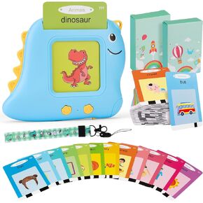 ألعاب بطاقات الفلاش الناطقة للأطفال - ألعاب الأطفال الصغار لعمر 3 4 5 6 7 سنوات مع 112 بطاقة و224 جانبًا من ألعاب تعلم علاج النطق التعليمية والألعاب التفاعلية مع حزمة هدايا in Kuwait