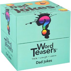 ؟ WORD TEASERS أسوأ نكات الأب - المزيد من بطاقات نكتة الأب للبالغين والأطفال - لعبة نكتة الأب المضحكة للعائلة - صندوق الإصدار الثاني من النكات مع 150 من أسوأ نكت الأب السيئ - هدية نكتة الأب المثالية in Kuwait