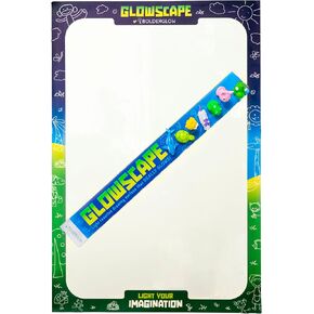 Glowscape - Light Reactive Drawing Surface 36 x 24 inches Super Bright Glow Effect with Included Violet-Light LED Animal pens Poster Sized with Aluminum Frame. in Saudi Arabia