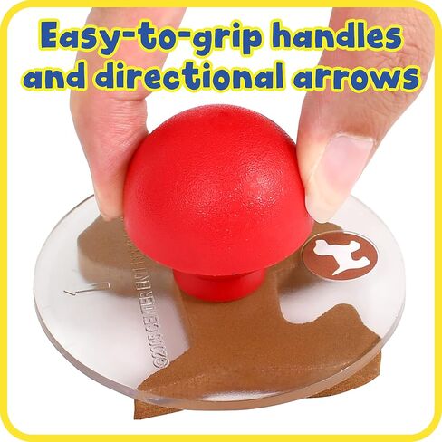 READY 2 LEARN Giant Stampers - Family Members - Set of 10 - Easy to Hold Foam Stamps for Kids - Arts and Crafts Stamps for Displays, Posters, Signs and DIY Projects in Saudi Arabia