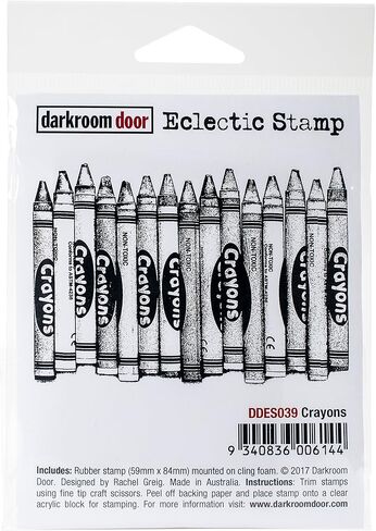 باب غرفة مظلم DDES039 ختم لاصق 3 بوصة × 2 بوصة ، ألوان شمع in Kuwait