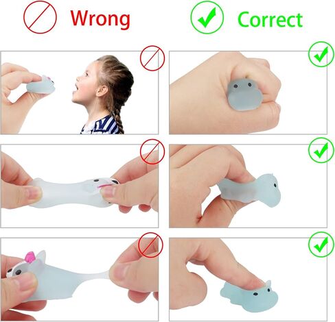 Outee 16 قطعة ألعاب Mochi ألعاب حيوانات Mochi صغيرة تتوهج في الظلام ألعاب تخفيف التوتر ألعاب كبيرة Mochi Cat عشوائية لحفلات الهالوين للأطفال من أجل حشو حقيبة الأشياء الجيدة in Kuwait