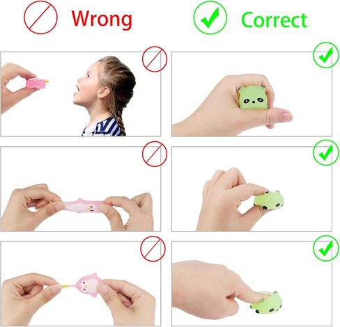 Outee 16 قطعة ألعاب Mochi ألعاب حيوانات Mochi صغيرة تتوهج في الظلام ألعاب تخفيف التوتر ألعاب كبيرة Mochi Cat عشوائية لحفلات الهالوين للأطفال من أجل حشو حقيبة الأشياء الجيدة in Kuwait