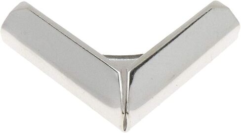 Semetall Metal Book Corner 50 Pcs 0.86"x0.86" Home Triangular Shaped Album Book Notebook Corner Protector,Menu Folder Corner Protectors Small Corner Protection Accessories for Books (Silver) in Saudi Arabia