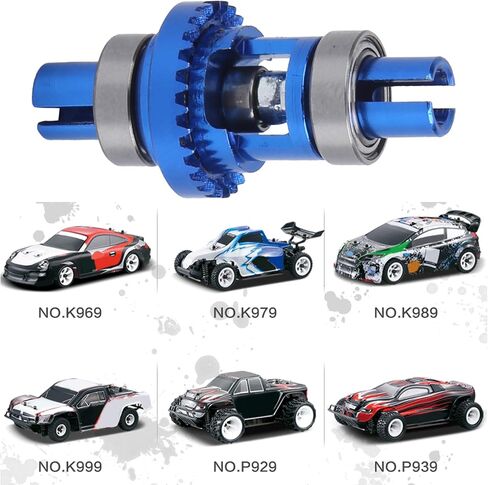 محمل كأس تفاضلي VBESTLIFE، كوب تفاضلي معدني مع فروق مناسبة للمحمل لـ Wltoys K989 / K969 1/28 ناقل الحركة والتفاضلات للسيارة بجهاز التحكم عن بعد (أزرق) in Kuwait