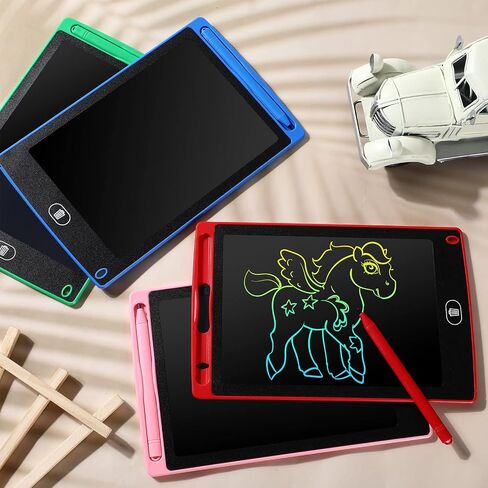 20 Pcs LCD Writing Tablet for Kids 10 Inch Electronic Doodle Board Colorful Screen Doodle Board Erasable Pad Drawing Pad for Kids Toddler 6 Years Old Educational Learning Toy (Black Screen) in Saudi Arabia