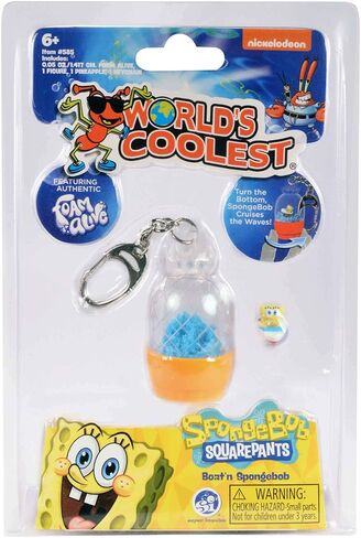 World's Coolest Spongebob Squarepants Boat'n Spongebob Keychain, Small in Kuwait