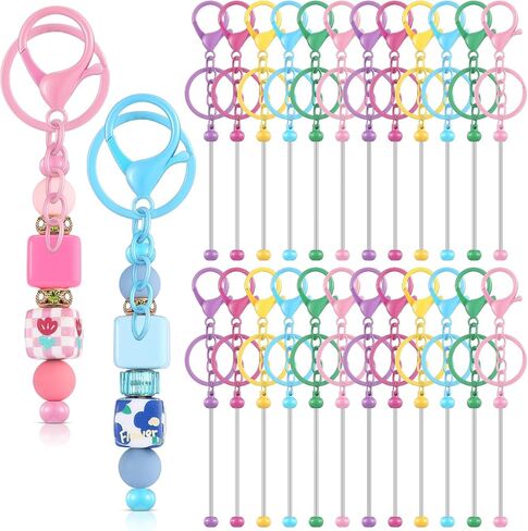 Tondiamo 24 Pcs Beadable Keychain Bar in Kuwait