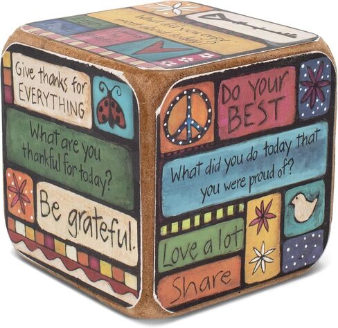DEMDACO Table Talk Family Values 3 Inch Square Conversation Activity Game Dice in Saudi Arabia