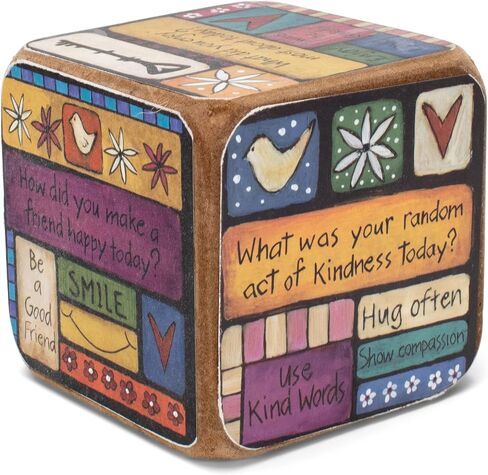 DEMDACO Table Talk Family Values 3 Inch Square Conversation Activity Game Dice in Saudi Arabia