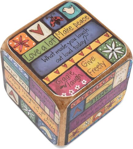 DEMDACO Table Talk Family Values 3 Inch Square Conversation Activity Game Dice in Saudi Arabia