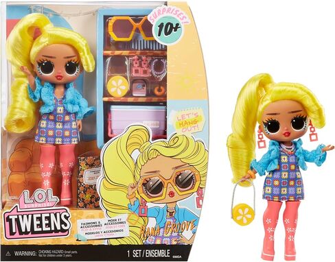 LOL Surprise Tweens Fashion Doll Hana Groove with 10+ Surprises and Fabulous Accessories – Great Gift for Kids Ages 4+ in Saudi Arabia