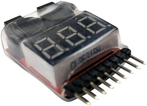 منبه Apex RC Products 2 Pack Lipo Battery Checker LED 1-8 Cell 1655 in Kuwait