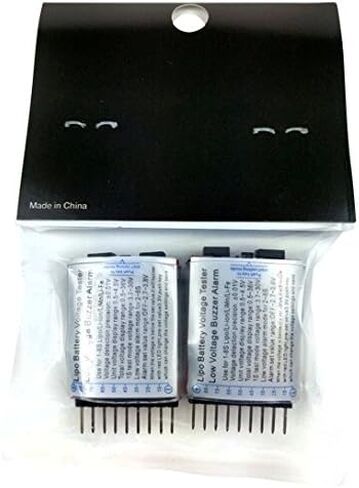 منبه Apex RC Products 2 Pack Lipo Battery Checker LED 1-8 Cell 1655 in Kuwait