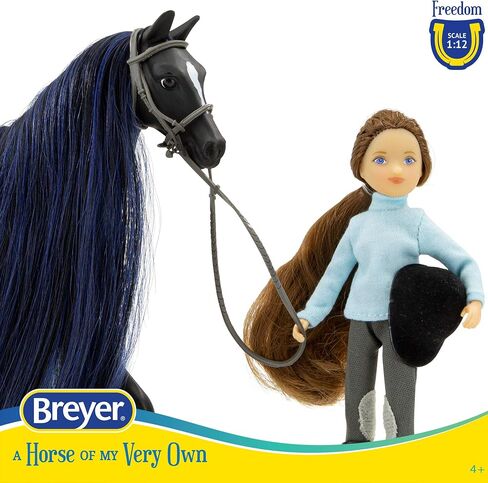 Breyer Horses Freedom Series Horse and Western Rider Set | Charm & Gabi | Horse and Rider Set | Horse Toy | 9.75" x 7" | 1:12 Scale | Model #61146, Brown in Kuwait