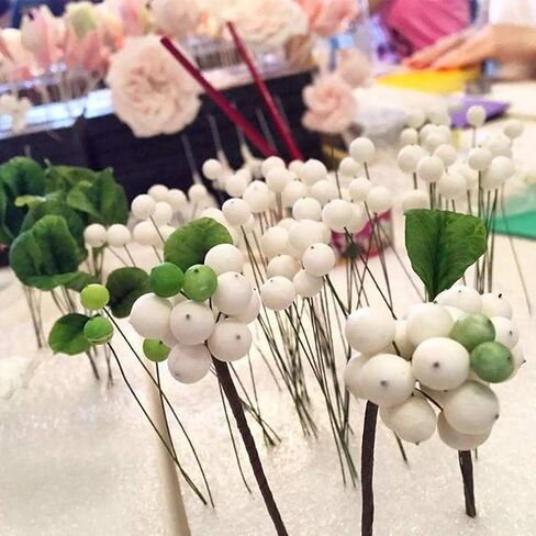 100 Pcs Floral Wire, 18 Gauge Flower Wire, Florist Wire Green Wire for DIY Crafting Wreath, Floral Arrangement, Bouquet Stem Wrapping, Christmas Wreaths Tree, Wedding Bouquets in Kuwait