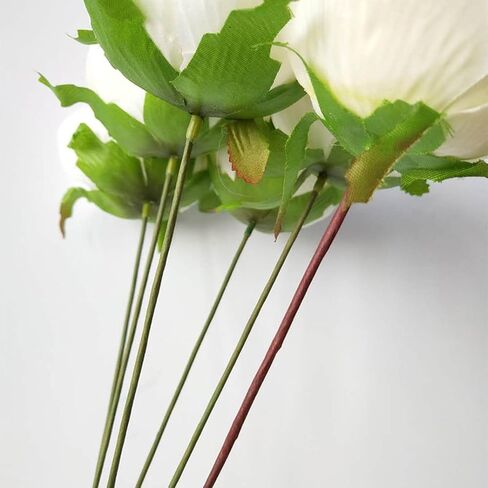 100 Pcs Floral Wire, 18 Gauge Flower Wire, Florist Wire Green Wire for DIY Crafting Wreath, Floral Arrangement, Bouquet Stem Wrapping, Christmas Wreaths Tree, Wedding Bouquets in Kuwait