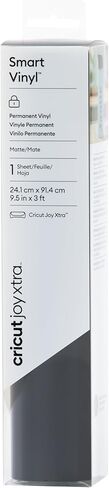 Cricut Joy Xtra Smart Vinyl - Permanent, Water & UV Resistant, Fade-Proof Adhesive Vinyl for Creating Decals, Outdoor DIY Projects, Ideal Sticker Vinyl for Mailboxes, Bottles, & More, Black (3 ft) in Kuwait