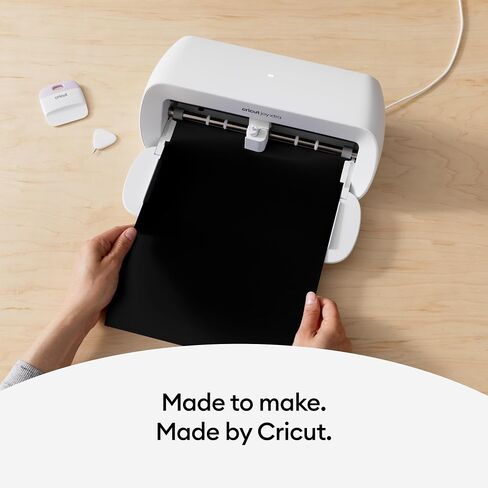 Cricut Joy Xtra Smart Vinyl - Permanent, Water & UV Resistant, Fade-Proof Adhesive Vinyl for Creating Decals, Outdoor DIY Projects, Ideal Sticker Vinyl for Mailboxes, Bottles, & More, Black (3 ft) in Kuwait