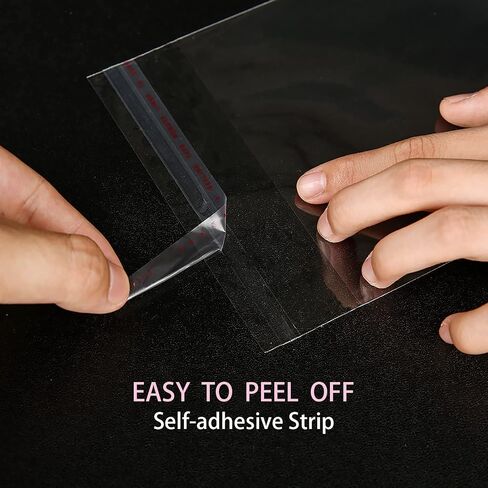 100 Pcs Self Sealing Cellophane Bags 2x10 Inches Clear Pretzel Rod Bags in Kuwait