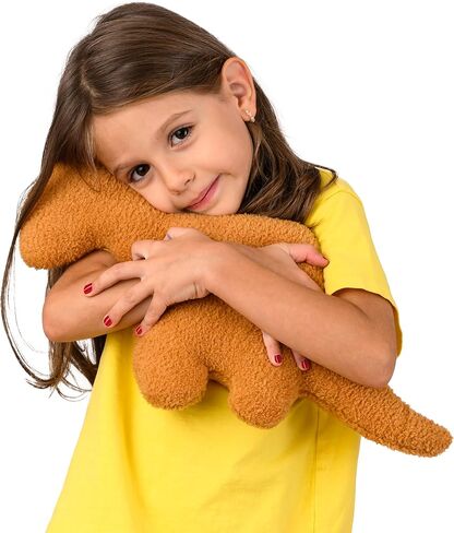 nutty toys Super Soft & Cute Dino Nugget Plush Pillow - Large 16" Dinosaur Chicken Nugget Room Decor for Boys & Girls - Top 2023, Best Stocking Stuffers for Kids Tweens Teens & Adults in Kuwait