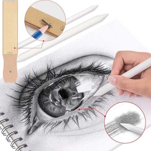 Ziggy V 33 Piece Professional Art Kit Drawing Pencils with Sketch Kit, FREE Sketchpad, Charcoal Pencils, Graphite Pencils, Erasers with Kit Bag in Saudi Arabia