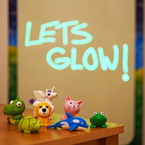 Glowscape - Light Reactive Drawing Surface 36 x 24 inches Super Bright Glow Effect with Included Violet-Light LED Animal pens Poster Sized with Aluminum Frame. in Saudi Arabia