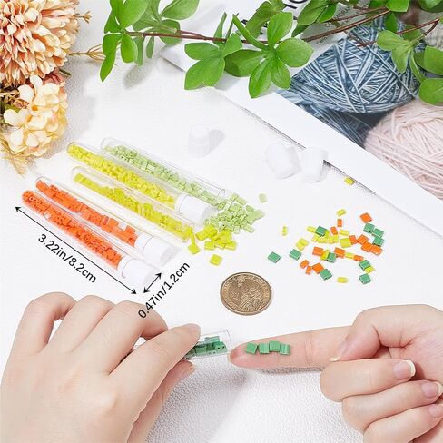 CREATCABIN 300Pcs 2 Hole Half Tila Beads 3 Size Mix Glass Seed Beads Rectangle 1/4 Tila Bead Mini Electroplate With Plastic Container Gunmetal Plated for Craft Bracelet Necklace Earring Jewelry Making in Kuwait