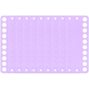 HARFINGTON 10pcs Embroidery Floss Organizer Cards 20 Positions PP Plastic 7.68" x 3.15" Cross Stitch Thread Holder for Sewing Needlework Thread Holder, Blue in Kuwait