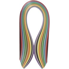 ODETOJOY Quilling Paper Strips 7mm Crafts 1/4" Paper Filigree Quilling Set for Beginners Card Making Scrapbooking-260pcs, 15.3inch-26 Colors