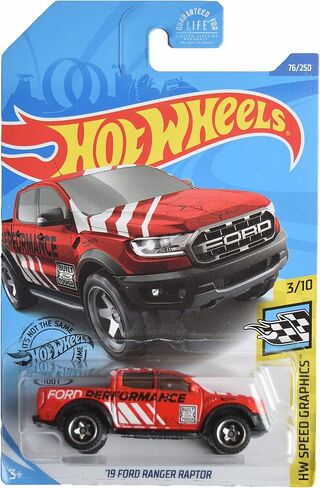 Hot Wheels '19 Ford Ranger Raptor, [red] 76/250 Speed Graphics 3/10 in Saudi Arabia