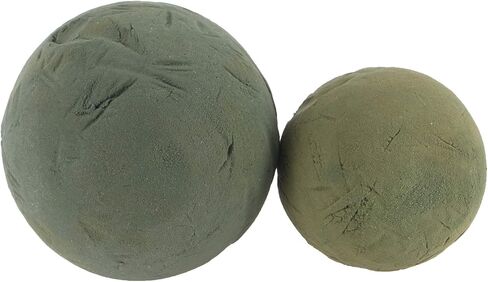 Yardwe 2pcs Floral Foam Ball Green Flower Foam Sphere Flower Mud Foam Florist Sponge Floral Arranging Supplies in Kuwait