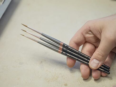 da Vinci Series 70 Miniature Maestro Kolinsky Red Sable, Round, Extra Pointed and Long, Size 4 in Saudi Arabia