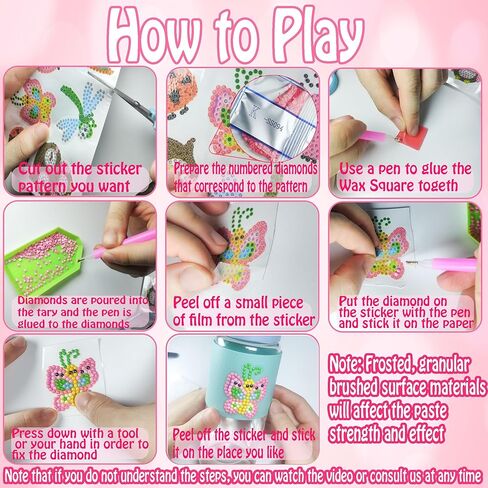 Yowamho Diamond Painting Kits for Kids - 5PCS Unicorn Series 5D Diamond Painting Stickers, Gem Painted by Numbers for Children and Adult Beginners, Best Gift Ideas. in Kuwait