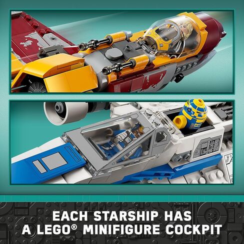 Lego Star Wars: Ahsoka New Republic E-Wing vs. Shin Hati’s Starfighter 75364 Star Wars Playset Based on The Ahsoka TV Series, Show Inspired Building Toy for Ahsoka Fans Featuring 5 Star Wars Figures in Saudi Arabia