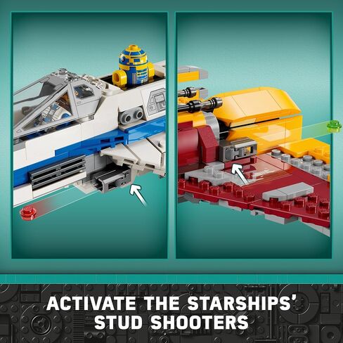 Lego Star Wars: Ahsoka New Republic E-Wing vs. Shin Hati’s Starfighter 75364 Star Wars Playset Based on The Ahsoka TV Series, Show Inspired Building Toy for Ahsoka Fans Featuring 5 Star Wars Figures in Saudi Arabia