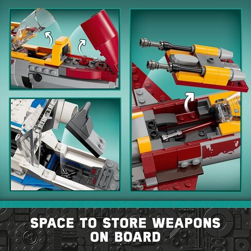 Lego Star Wars: Ahsoka New Republic E-Wing vs. Shin Hati’s Starfighter 75364 Star Wars Playset Based on The Ahsoka TV Series, Show Inspired Building Toy for Ahsoka Fans Featuring 5 Star Wars Figures in Saudi Arabia