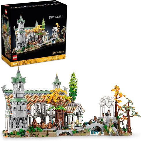 LEGO Icons The Lord of The Rings: Rivendell Building Model Kit for Adults, Construct and Display a Middle-Earth Valley with 15 Minifigures, A Great Gift for LOTR Fans and Movie-Lovers, 10316 in Saudi Arabia