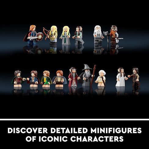 LEGO Icons The Lord of The Rings: Rivendell Building Model Kit for Adults, Construct and Display a Middle-Earth Valley with 15 Minifigures, A Great Gift for LOTR Fans and Movie-Lovers, 10316 in Saudi Arabia