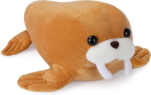 دمية محشوة صغيرة من القطيفة مقاس 20 انش، لعبة عناق فيل البحر القطبي المنفوش الناعم - هدية لكل الاعمار والمناسبات in Kuwait