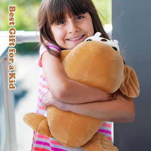 دمية محشوة صغيرة من القطيفة مقاس 20 انش، لعبة عناق فيل البحر القطبي المنفوش الناعم - هدية لكل الاعمار والمناسبات in Kuwait