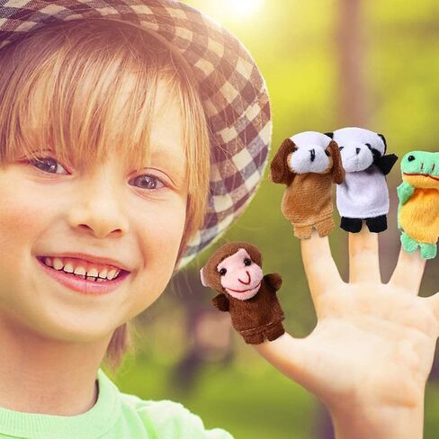 Christmas Advent Calendar 2022 with Finger Puppets Toys, 24 Days Countdown Calendar with Animals Puppets Family Members Plush Toys, Xmas Party Favors Gifts for Toddler Kids Girls Boys in Kuwait