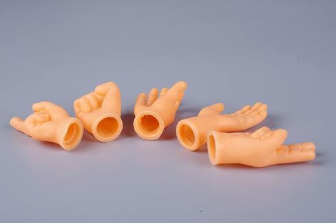 12 قطعة من الأيدي الصغيرة المحمولة للأصابع المصغرة من دونج هوانج، دمية إصبع صغيرة على شكل يد مسطحة، أيدي أصابع صغيرة مضحكة (صخرة، ورق، مقص) in Kuwait