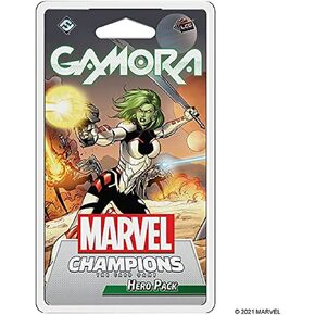 Marvel Champions The Card Game Gamora HERO PACK - Superhero Strategy Game, Cooperative Game for Kids and Adults, Ages 14+, 1-4 Players, 45-90 Minute Playtime, Made by Fantasy Flight Games in Kuwait