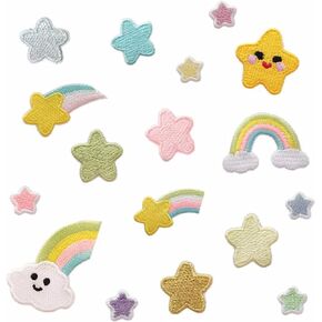KUMGROT 8pcs Cute Ducks Patches Cute Iron On Patches Colorful Jean Jacket Patch Fabric Stickers Patch for DIY Craft Hat Clothes Dress Jeans